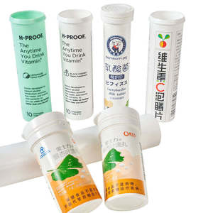 2025 Hot Bán 30Ml 40Ml 50Ml Biểu Tượng Tùy Chỉnh Dễ Dàng Làm Sạch Vitamin C Rỗng Sủi Tablet Chai Với Cap - Product Image 6