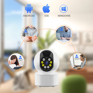 工厂FHD 1296P Wifi宠物婴儿监控摄像头监控IP摄像头婴儿监控无线智能跟踪Wifi摄像头