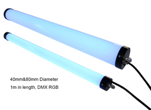 360 derece RGB DC24V 100CM uzunluk sahne LED ışıkları piksel Dmx 3D tüp - Product Image 3