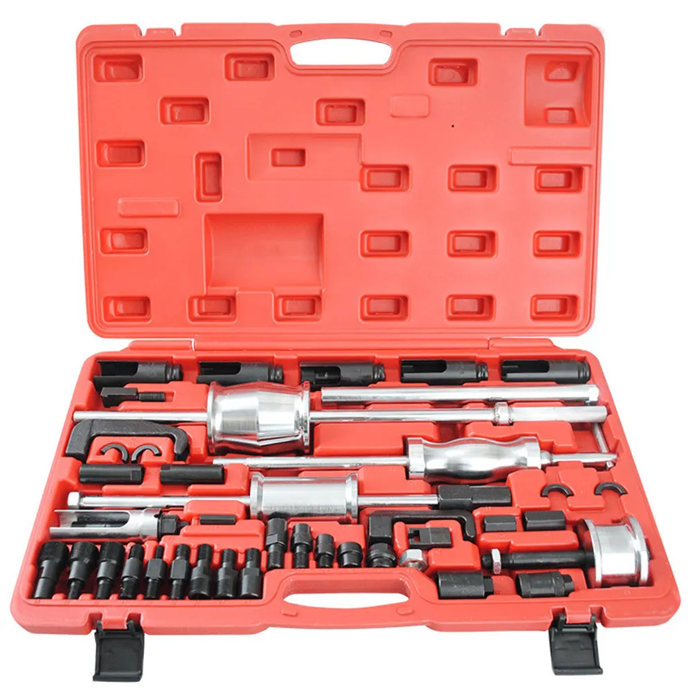Car Repair Tools Kit, Injector Puller Auto Truck Slide Hammer And Bearing Puller For Diesel Engine/