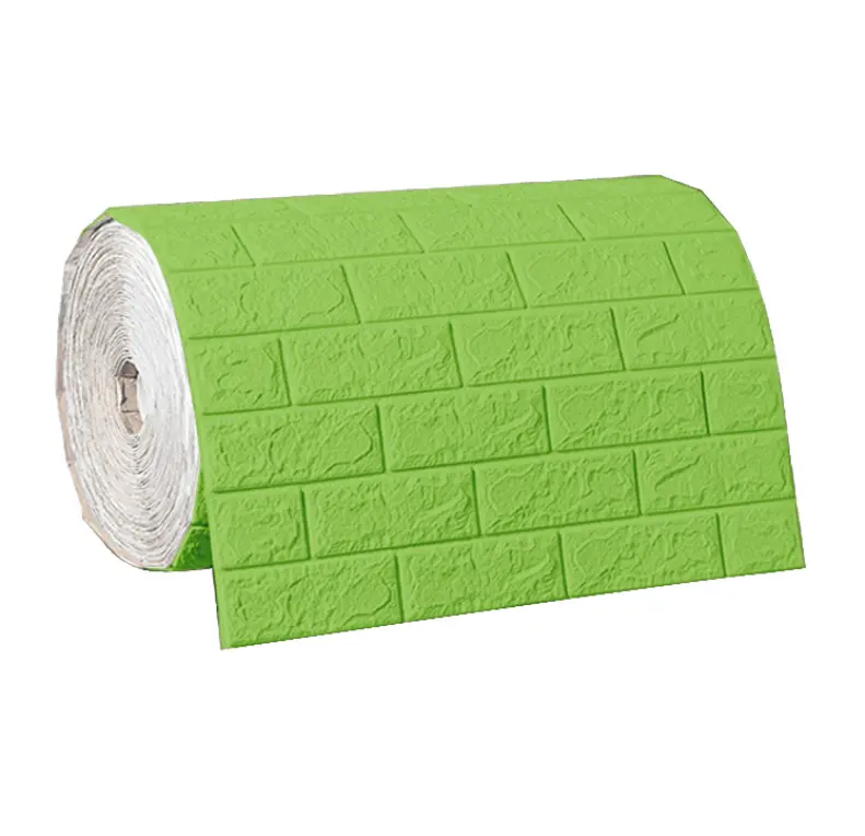 XPE-rollo de papel tapiz autoadhesivo 3d para decoración del hogar, 70cm x 10m, suministro de fábrica, para pared