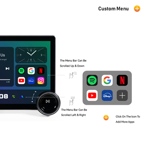 Barfond Android 13 Car DVD Player Touch Screen 11.5 Inch 2K 2000*1200 Carplay Aandroid <strong>Auto</strong> for <strong>Citroen</strong> C-Quatre 2008-2011 - Product Image 5