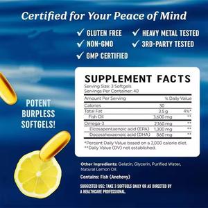 מפעל לספק איכות העליון דגים שמן softgel אומגה <span class=keywords><strong>3</strong></span> epa dha softgel - Product Image 5