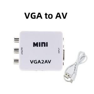 Convertidor de alta calidad 1080P Mini HD MI a VGA Convertidor de entrada Mini HD MI a salida VGA para proyector de computadora portátil - Product Image 4