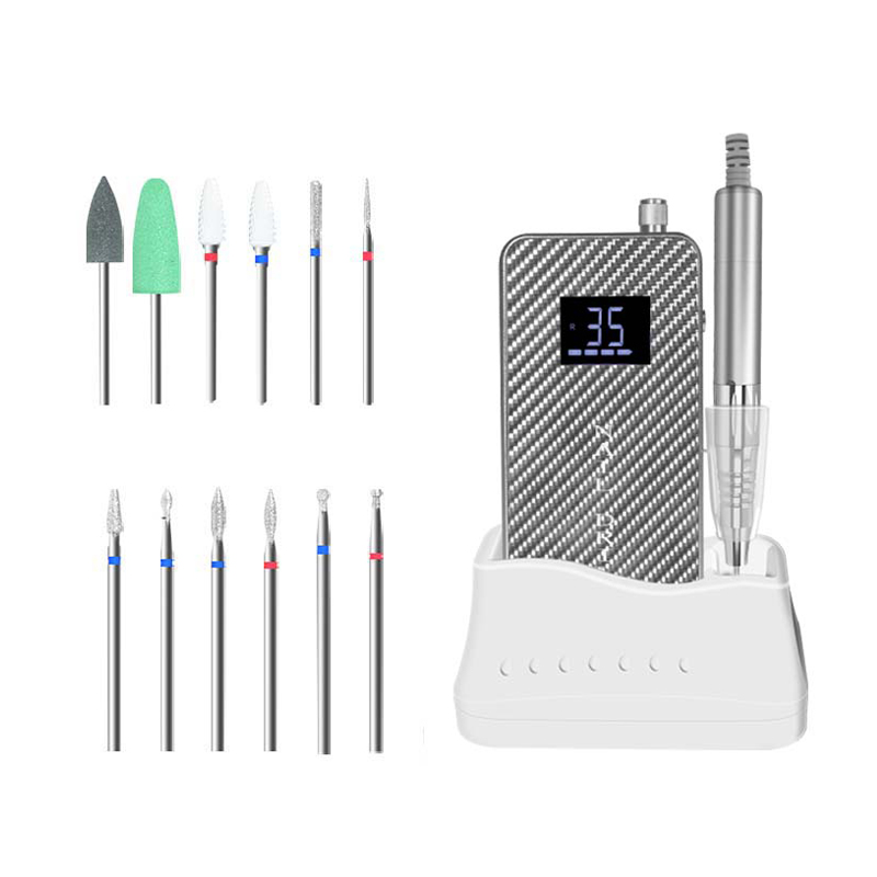 AT-NDB-186และ B9เครื่องเจาะเล็บแบบไร้แปรงถ่าน2.35มม. 35000รอบต่อนาที
