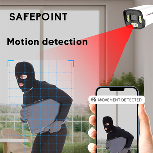 Câmera de Segurança Comercial IP66 à Prova d'Água 2MP/3MP/4MP POE Bullet com Visão Noturna IR de 50m para Edifícios Comerciais - Product Image 3