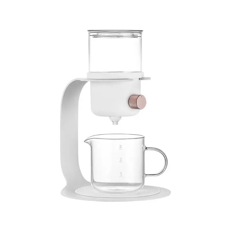 تصميم جديد للشاي والقهوة المحمولة ، زجاج أوتوماتيكي عالي الحرارة