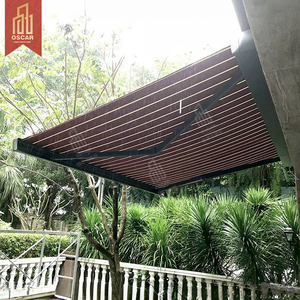 Rete per parasole telescopica a onde da esterno per ombreggiatura da sole per la casa tenda da sole in tessuto per protezione solare - Product Image 1