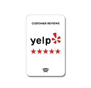 Riutilizzabile NFC Smart Review Card con codice QR 13.56 MHz interfaccia di comunicazione RFID Tap per la revisione con Google - Product Image 6