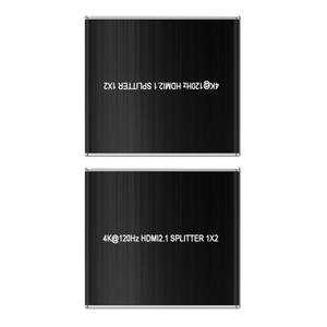 4K120Hz HDM 2,1 Splitter 1X2 Splitter 4K120HZ HDMI SPLITTER HDCP2.3 VRR Scaler Qutput 1 in 2 Out - Product Image 3