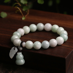 Retro Fashion Natural Genuine <strong>Jade</strong> Beads Buddha Pendant Bracelet Original <strong>White</strong> <strong>Jade</strong> Buddha <strong>Jade</strong> Bracelet - Product Image 5