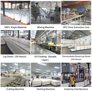 Faux bê tông SPC sàn ánh sáng màu xám 5mm xi măng đá polymer Composite SPC gạch - Product Image 6