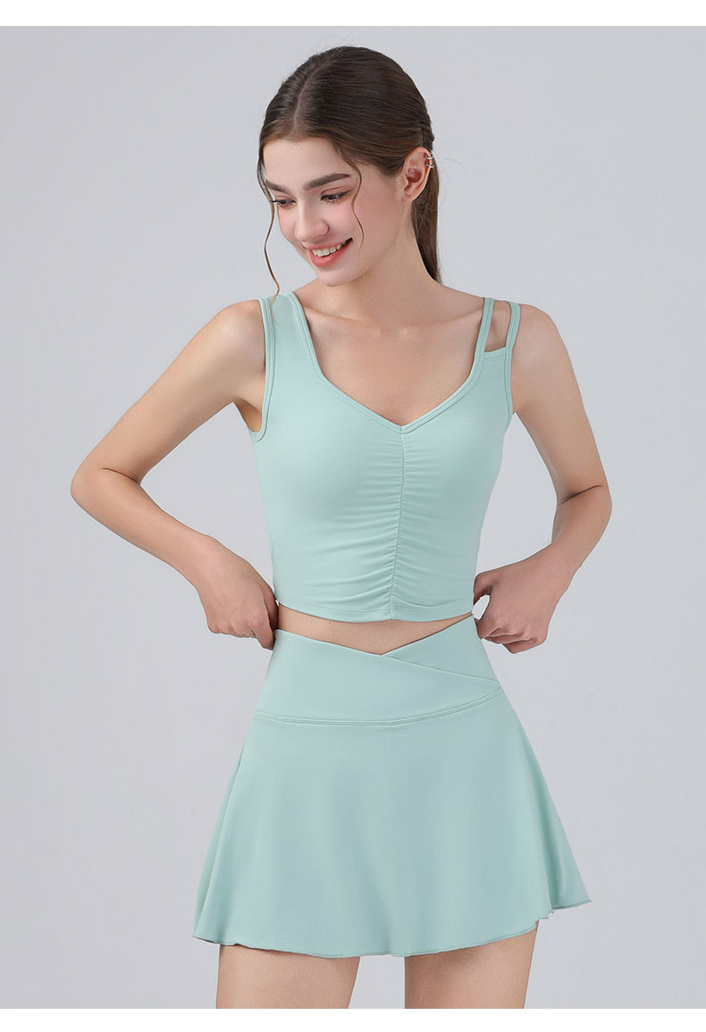 Ensemble bleu clair