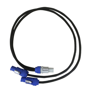Powercon Split Cable <strong>3</strong>*<strong>2</strong>.5mm with One Grey Powercon <strong>Input</strong> and Split to 2way of Blue Powercon <strong>Output</strong> - Product Image 2