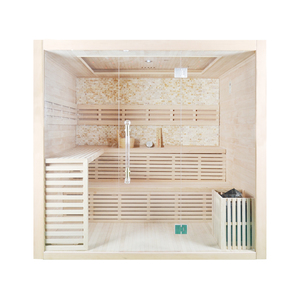 Miglior prezzo di vendita all'ingrosso 4 persone Sauna cicuta cedro rosso legno tradizionale Sauna a vapore