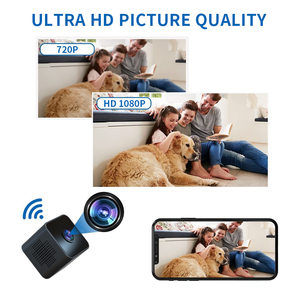 Mini WiFi kamera 1080P akıllı IP kamera kızılötesi gece görüş hareket algılama kapalı ev güvenlik kablosuz kameralar X1 kamera - Product Image 4