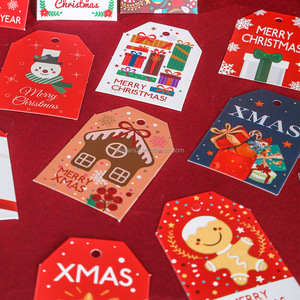 Supplier Luxury Stock Hang <strong>Tags</strong> for Clothing and Handbags <strong>Custom</strong> <strong>Print</strong> <strong>String</strong> Style Labels for Jewelry Use for Christmas - Product Image 5