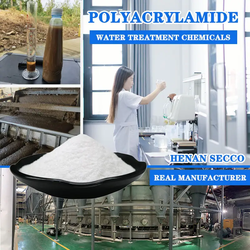 एनियोनिक/क्योटिक पॉलीएक्रिलामाइड ग्रैन्यूल पीएएम रसायन सफेद अपशिष्ट जल उपचार रसायन पाम 25 किग्रा/बैग