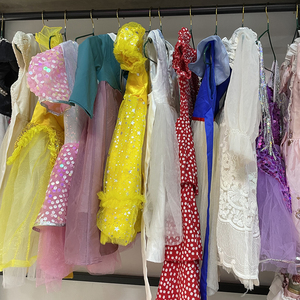 中古子供夏カジュアルコットンドレス卸売子供ファッションアパレル在庫工場子供服バルク供給
