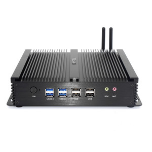Hystou Industrial Mini PC con Core I7 4500U Unidad de sistema de computadora de escritorio sin ventilador Nuevos enchufes AU/US/EU - Product Image 1