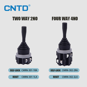 Cntd cmrn 4NO 4NC 30mm Rocker monolever chuyển 4 hướng chuyển đổi joystick điều khiển 5A/10A/15A/30A Max hiện tại 220V/600V - Product Image 3