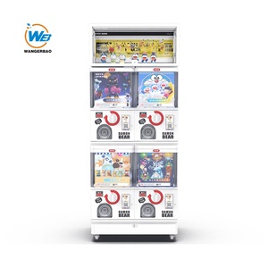 WANGERBAO Mini Metallic Gashapon Arcade Machine Colorful Vending Gacha Toy para cápsulas de 50-100mm Juegos que funcionan con monedas - Product Image 1