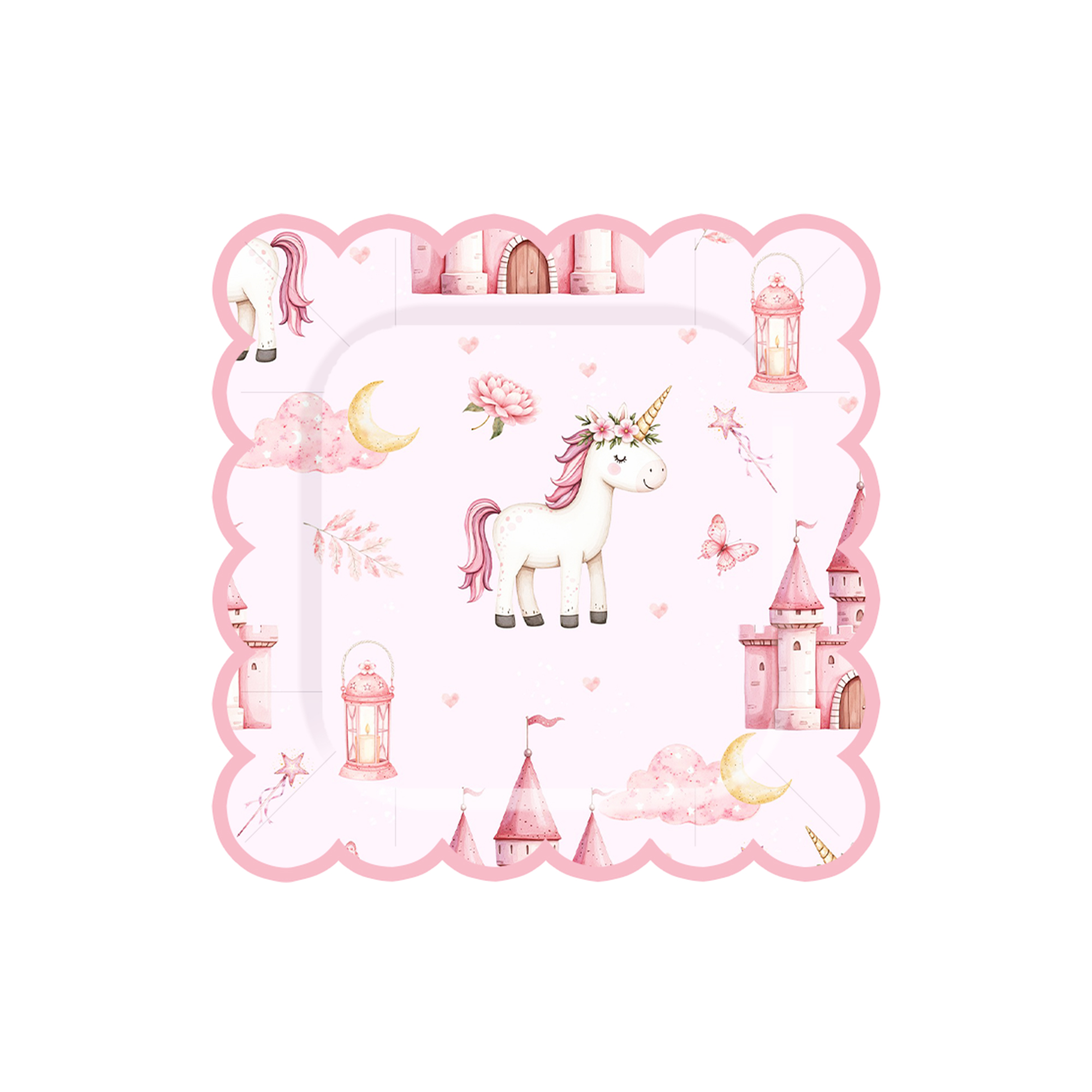 9inch paper plate*8 pcs