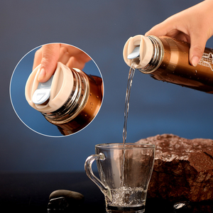 350ml/500ml/1000ml sáng tạo chân không cannonball hình phích cup ngoài trời di động hình viên đạn phích cup tùy biến - Product Image 6