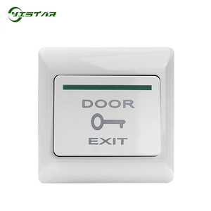 Interruttore a pulsante di rilascio del pulsante di uscita della porta In plastica per sistemi di controllo accessi serratura elettronica della porta incorporata nel muro - Product Image 1