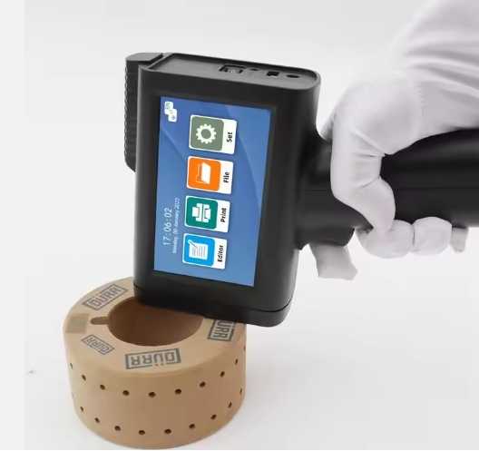 M10 Handheld Printer Expiry Date QR Code TIJ 12.7mm Desktop Numbering Batch Coding Handheld Thermal Inkjet Printer
