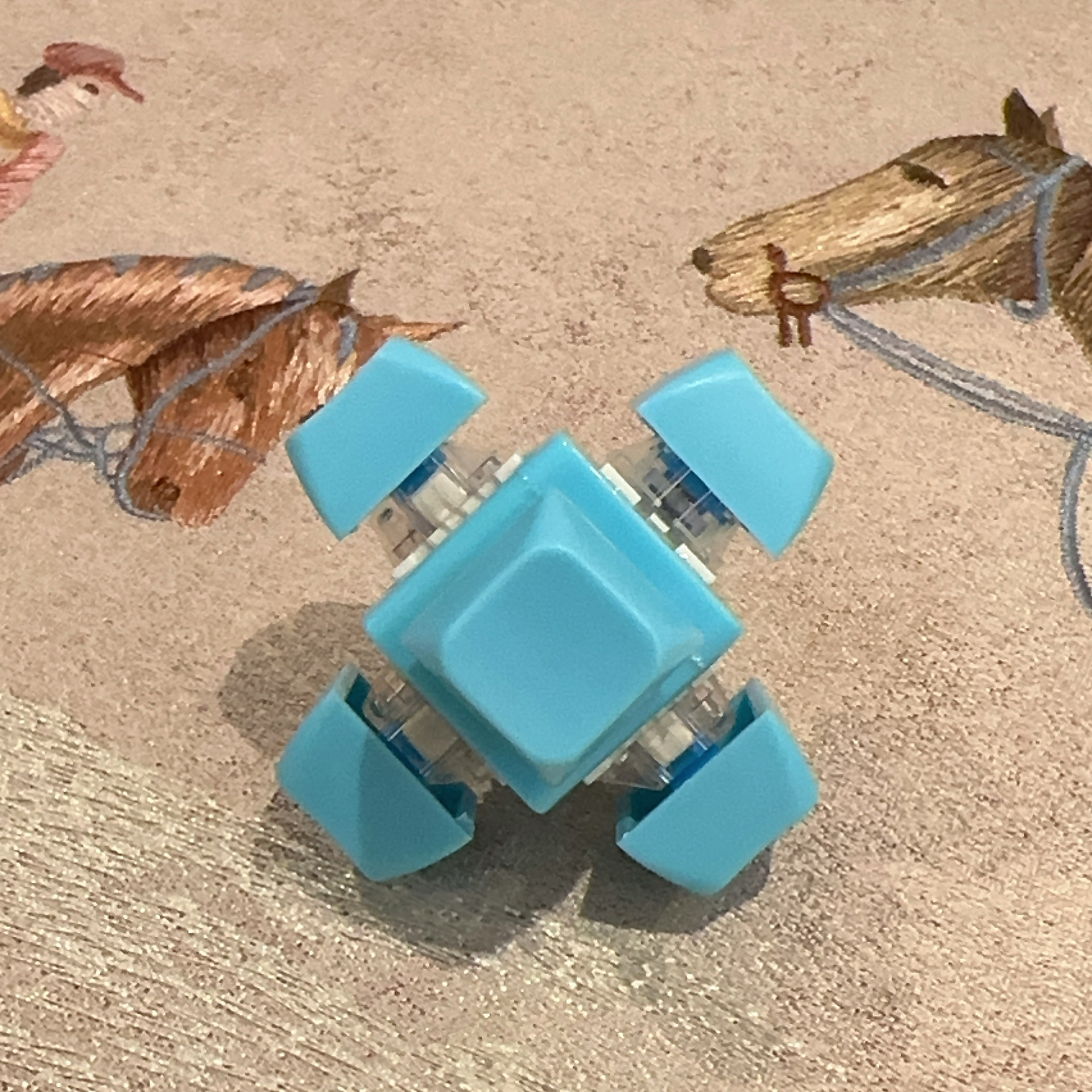 Six clés coque bleue - bleu