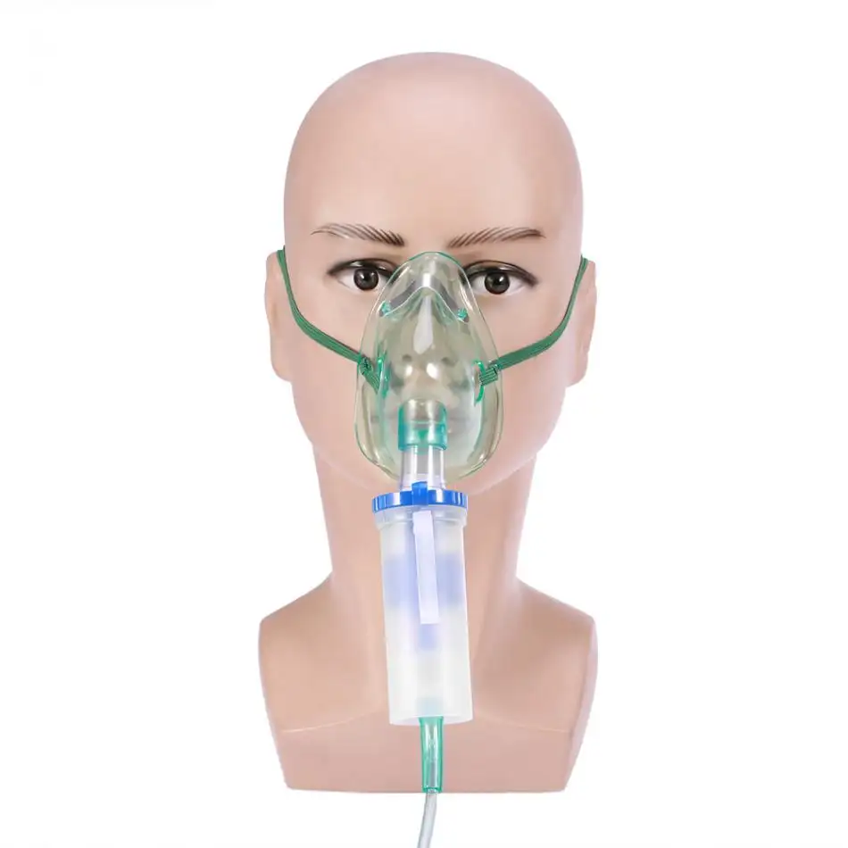 Kit maschera subacquea per nebulizzatore con Clip per naso regolabile medico monouso all'ingrosso di vendita calda con ossigeno