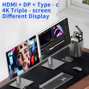 มินิพีซีไฟร์วอลล์อินเทล N100 M.2 DDR4หน้าจอ NVMe Triple Display Wake on LAN PXE Boot สำหรับบ้านเซิร์ฟเวอร์มินิพีซี - Product Image 4