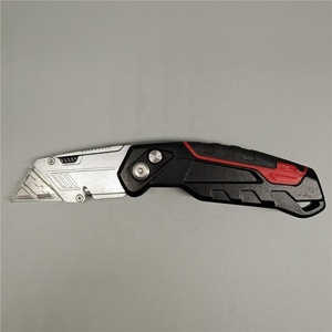 Hợp Kim Nhôm Retractable Tiện Ích An Toàn Heavy Duty Tiện Ích Dao <span class=keywords><strong>Cutter</strong></span> Set Với 3 Cái Thay Thế T Phong Cách Blade - Product Image 5