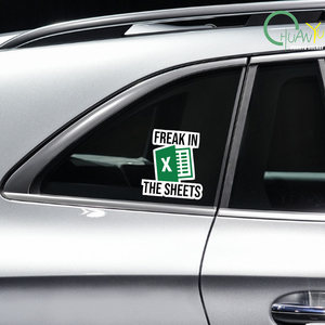 Pegatinas Reflectantes Impermeables para Oficina, Software de Procesamiento de Datos Excel, Hoja de Cálculo PARA EL Cuerpo, Pegatinas PARA EL Coche, Uso en Motocicleta - Product Image 2