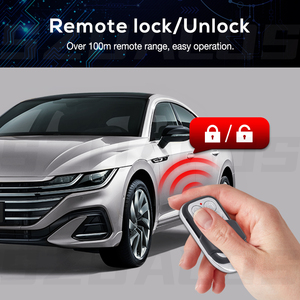 Sistema di sicurezza per auto di alta qualità telecomando avvia dispositivo antifurto unidirezionale Scanner con chiusura centralizzata allarme per auto con clacson
