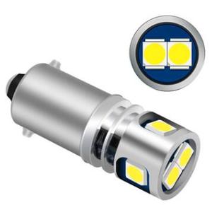 หลอดไฟ LED Ba9s T4W 12V T4W T11หลอดไฟ LED รถจักรยานยนต์เครื่องหมายด้านข้างรถป้ายทะเบียนไฟหน้ารถ