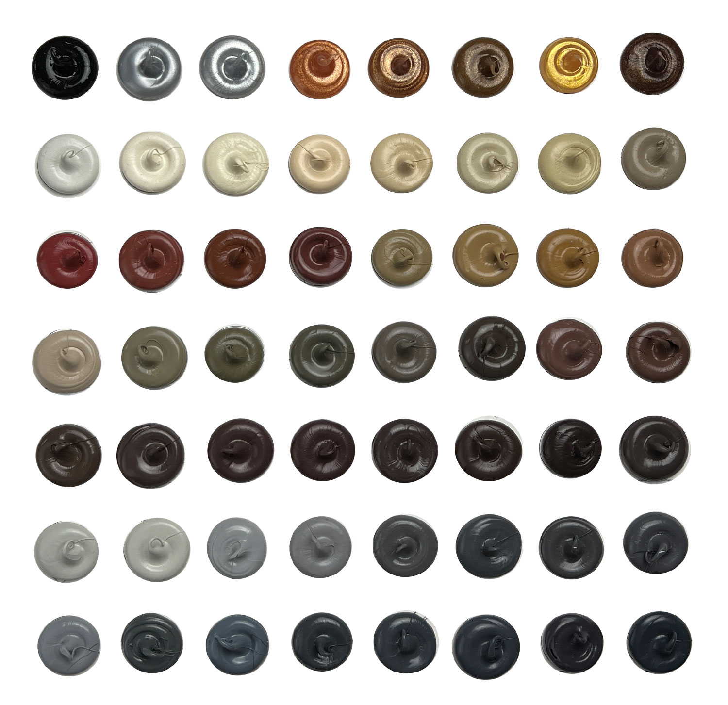 Une variété de couleurs à choisir