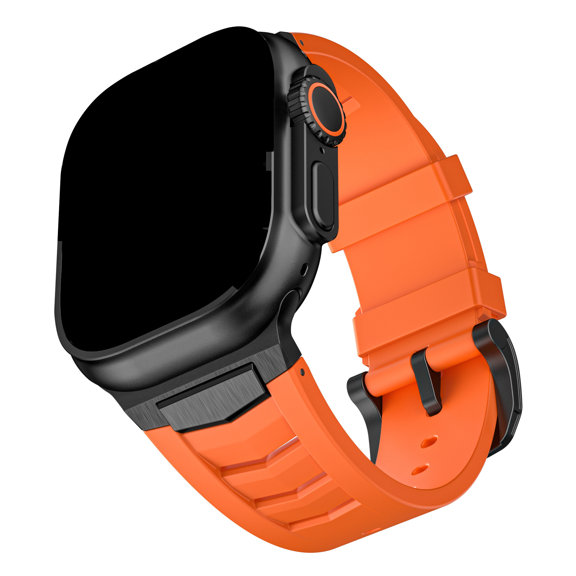 Orange with black buckle