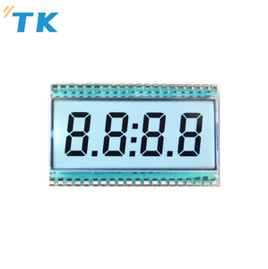 Hochwertige 7 Segment 4-stellige einfache kleine TN /HTN mit farbiger Hintergrund beleuchtung LCD-Display - Product Image 2