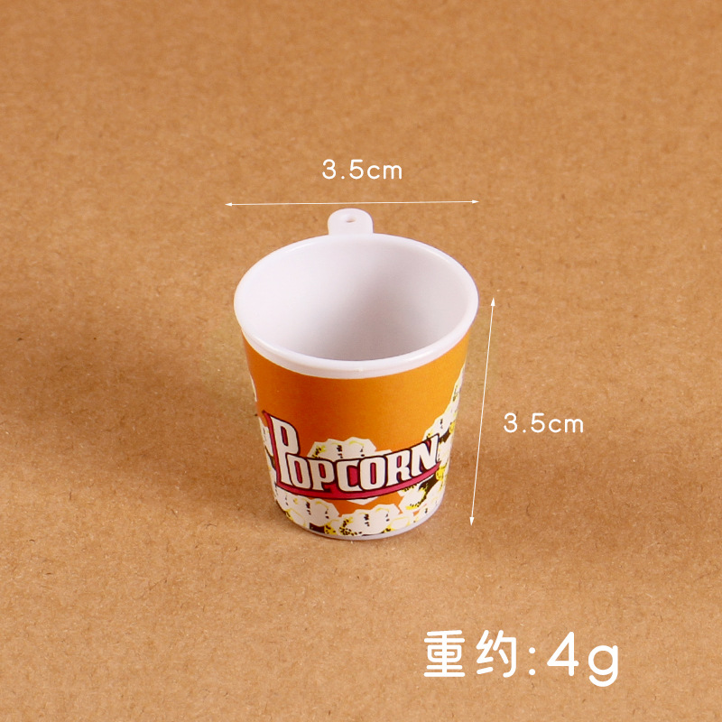 Cubo de palomitas de 3.5 cm (impreso)