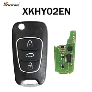 Xhorse กุญแจ VVDI กุญแจรถสาย VVDI2รีโมทกุญแจรถ3ปุ่ม XKHY02EN - Product Image 2