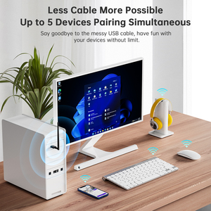 适用于PC 2合1的EDUP EP-B3552Plus 200米USB Wifi蓝牙5.3适配器支持同时连接到多个设备 - Product Image 5
