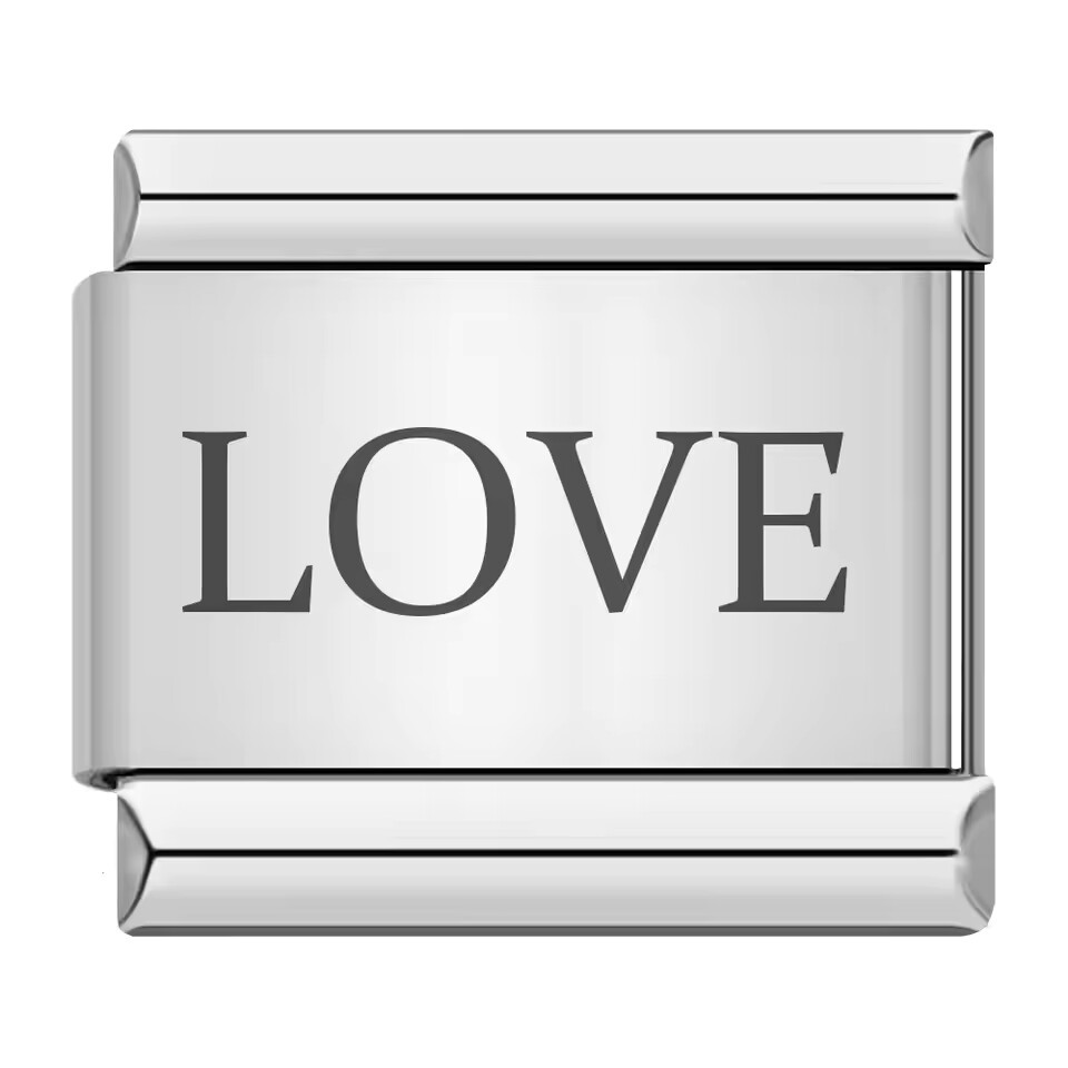LOVE silvery