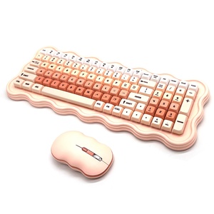 Multifunctional 2.4G Wireless <strong>Keyboard</strong> <strong>Mouse</strong> Combines Beautiful Colors <strong>and</strong> High-<strong>function</strong> <strong>Mouse</strong> <strong>Keyboard</strong> Combos for Girls Women - Product Image 2