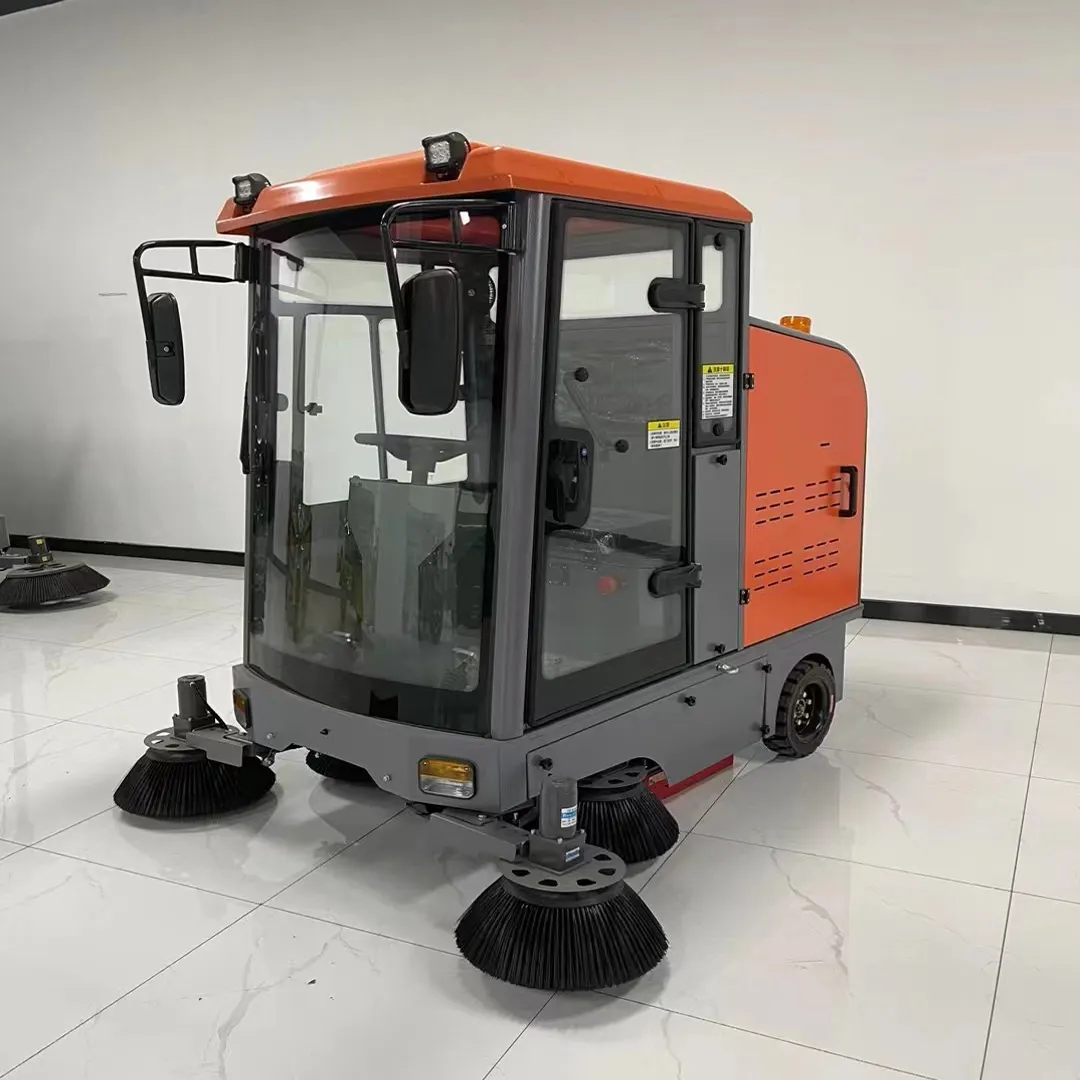 electric street road sweeper truck