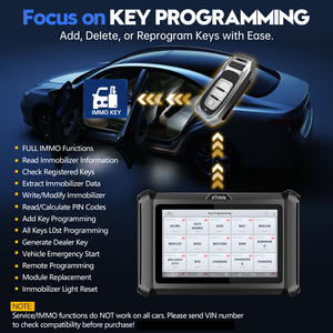 Máquina de programación de llaves perdidas para todas las llaves X100 PADS Máquina de programación de llaves de coche universal para todos los coches Actualización gratuita de por vida