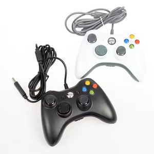 Xbox 360 için Gamepad kablolu Joystick denetleyicisi çift titreşim kablolu Joystick XBOX için 360 denetleyici Gamepad Joypad - Product Image 1