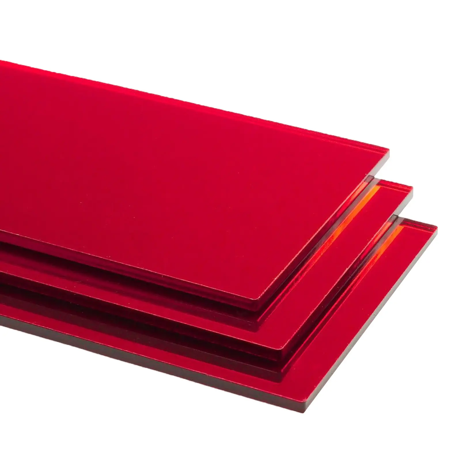Acryl Rode Spiegel Blanco Vellen Grote Niet-Glazen Spiegeltegels Voor Thuiskantoor Muur, Commerciële Sportscholen Decor