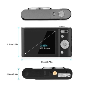DC302 2.88 Inch 44MP 16X Zoom 2.7K Full HD Digital <strong>Camera</strong> Children Card <strong>Camera</strong>, US Plug(Black) - Product Image 3